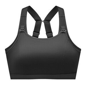 Understance Pulse Wireless Unpadded Sports Bra 40DDD/G Black High-impact NWT NEW